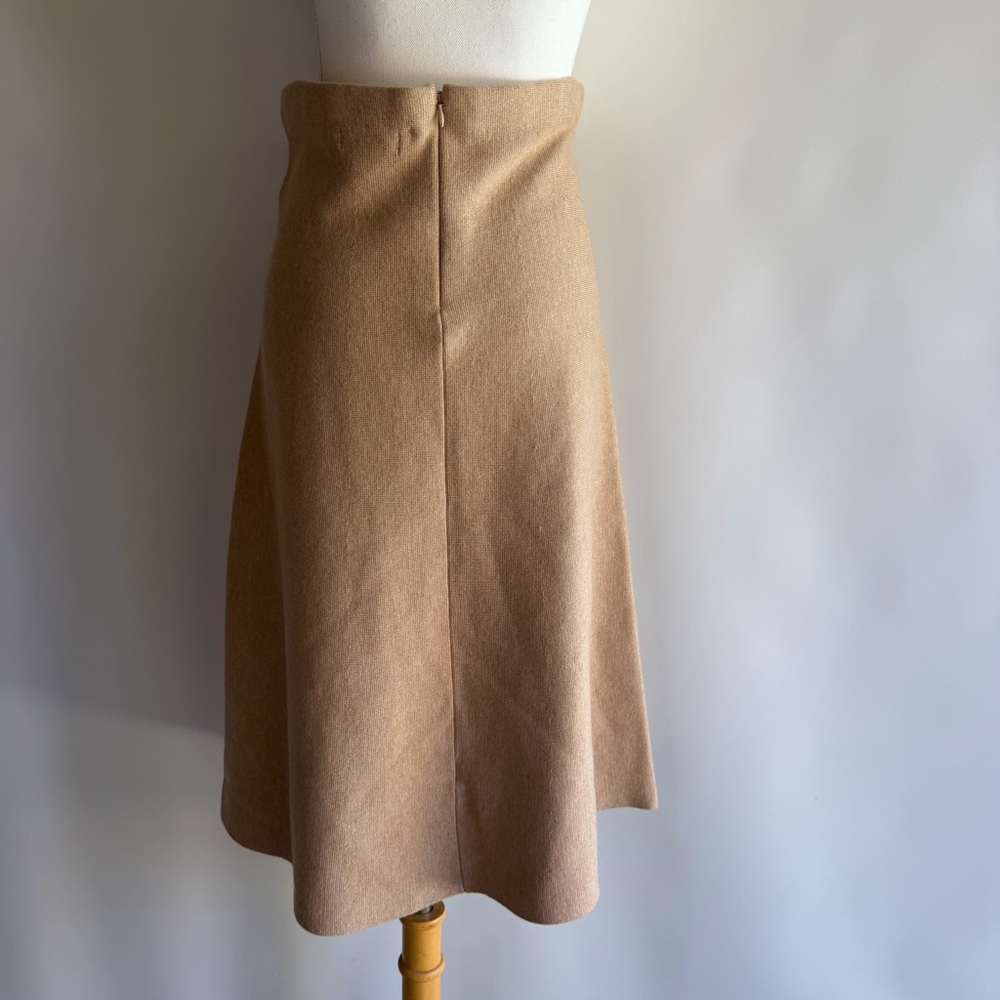 NWT Banana Republic Wool Blend Midi A-Line Skirt - sz S - Picture 4 of 7